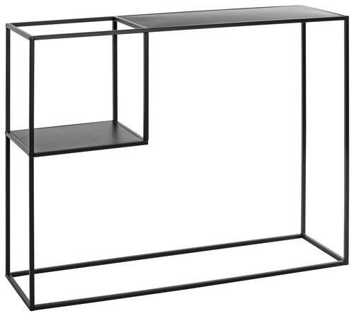 XXXL KONZOLOVÝ STOLEK, černá, kov, 100/30/80 cm