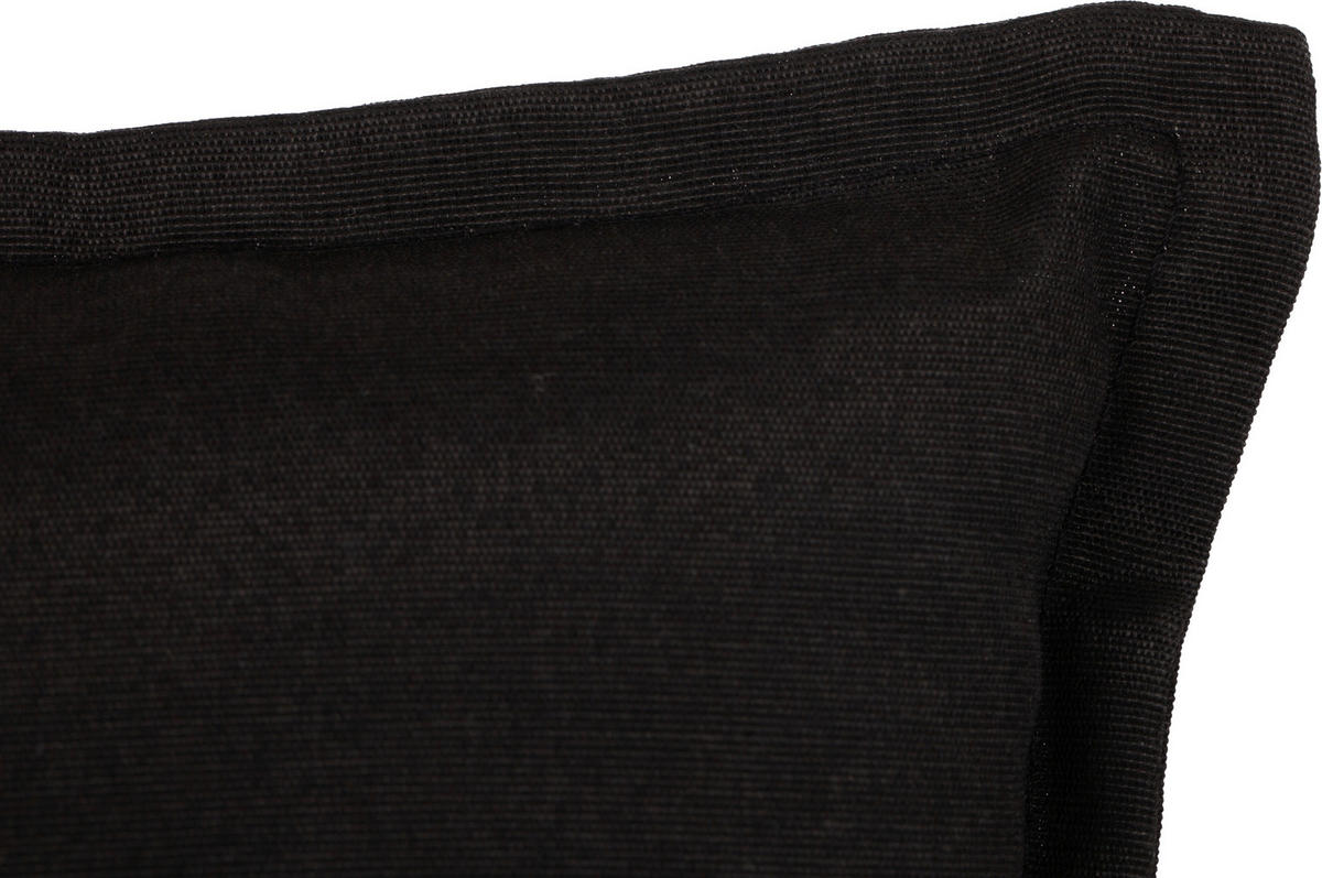 SADA POLSTRŮ NA ŽIDLI 2 ks, 118/46/8 cm - antracitová, Basics, textil (118/46/8cm) - Gardenson