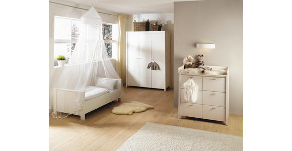 WICKELAUFSATZ Julija - Weiß, Trend, Holz (135/18/79cm) - My Baby Lou