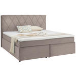 BOXSPRINGBETT 180/200 cm  in Hellrosa  - Hellrosa/Schwarz, Design, Kunststoff/Textil (180/200cm) - Xora
