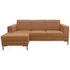 ECKSOFA Looks VII Messingfarben Webstoff  - Messingfarben/Schwarz, Design, Textil/Metall (214/146cm) - LOOKS by W.Joop