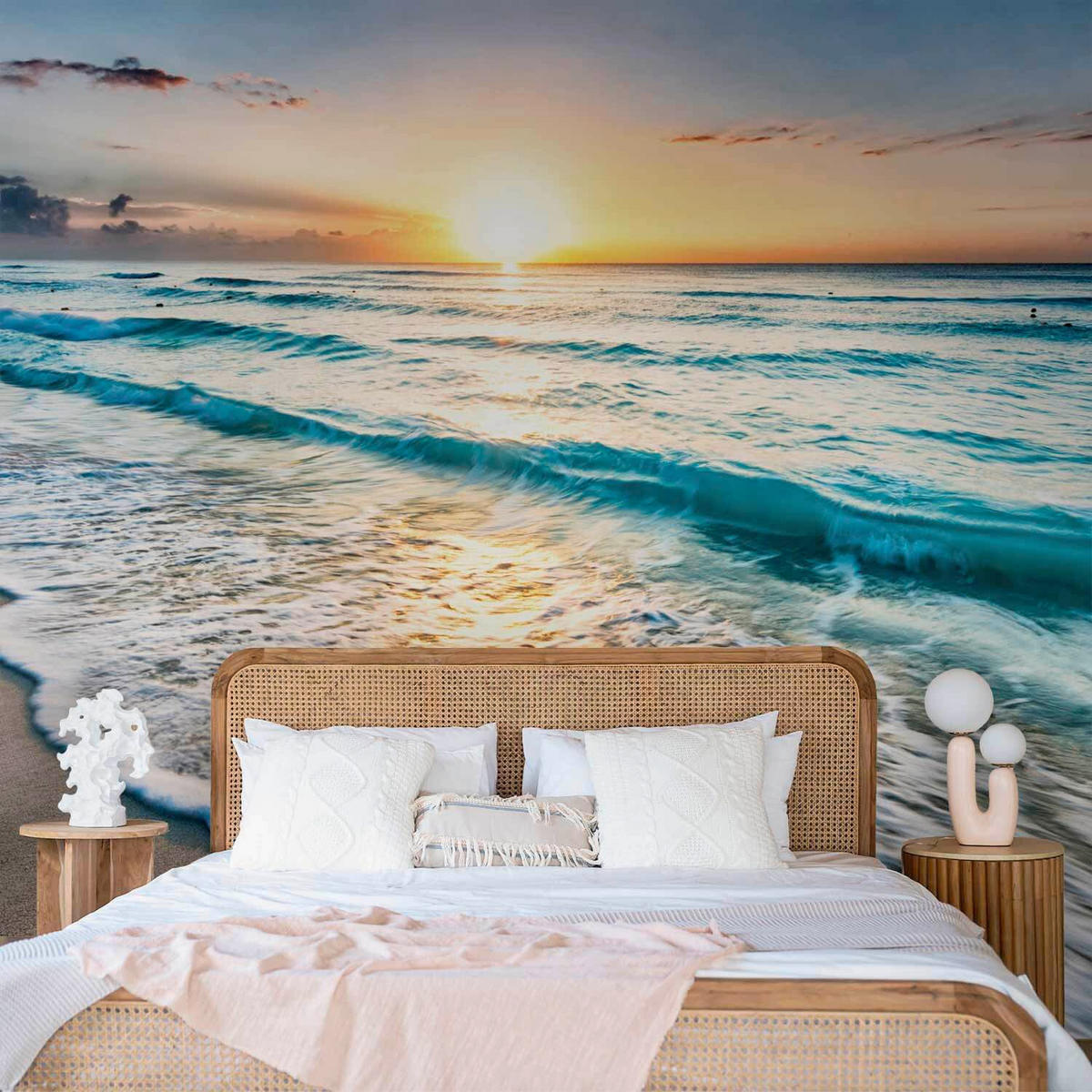 FOTOTAPETE  - Multicolor/Hellblau, LIFESTYLE, Textil (200/140cm) - artgeist