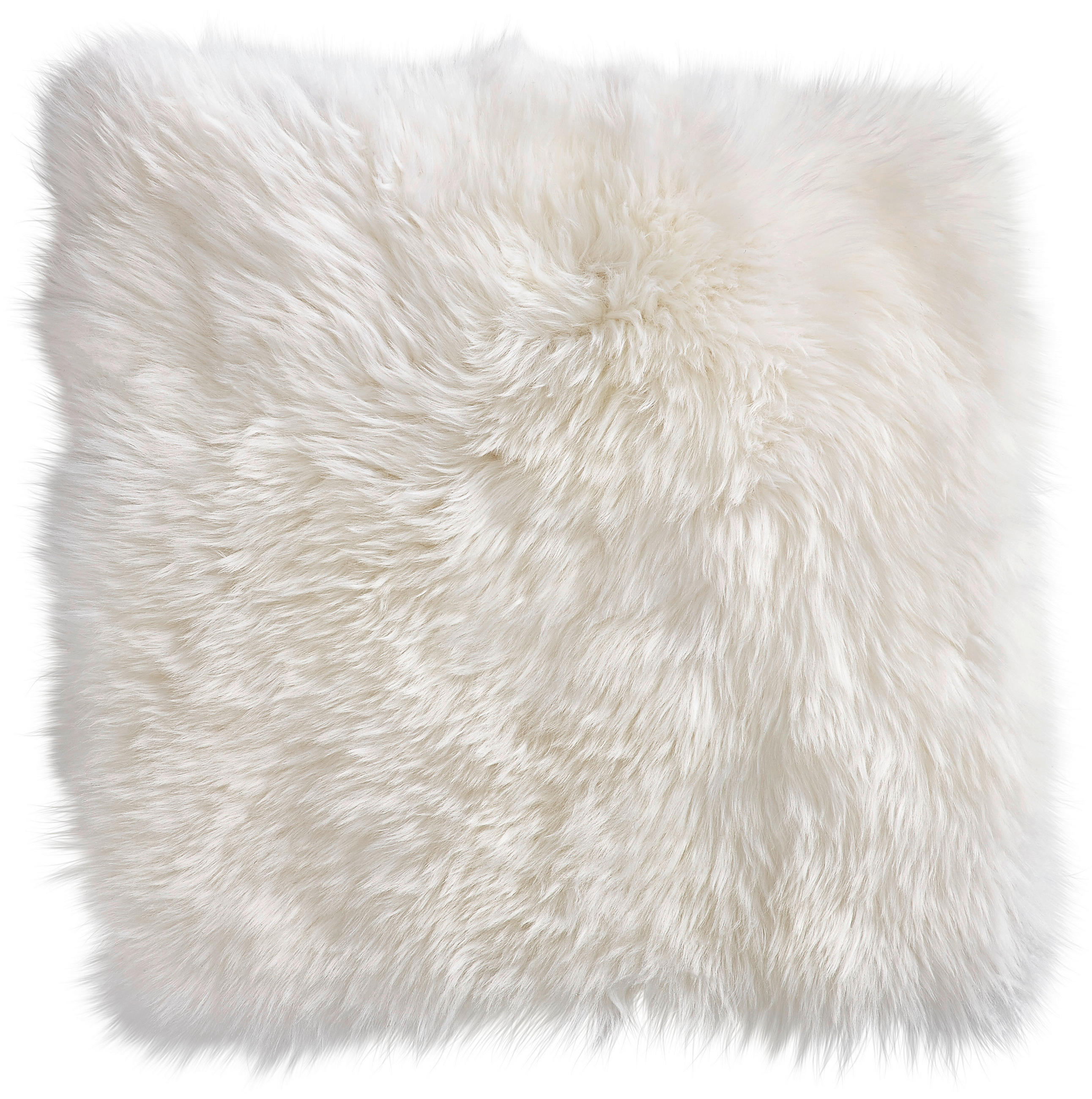 JASTUK ZA SEDENJE bela 34/34 cm  - bela, Konvencionalno, krzno (34/34cm) - Esposa
