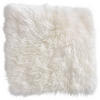 JASTUK ZA SEDENJE bela 34/34 cm  - bela, Konvencionalno, krzno (34/34cm) - Esposa