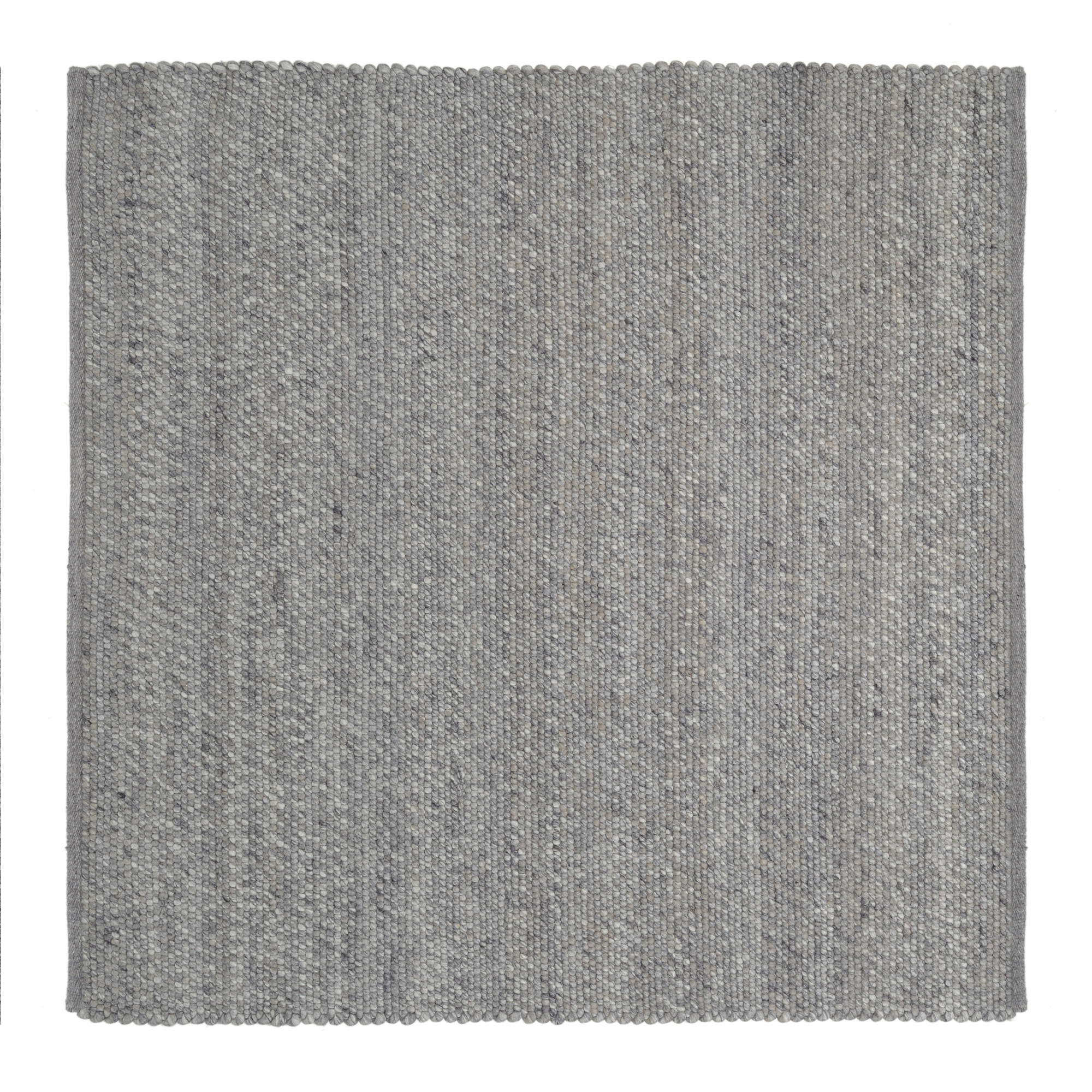 HANDWEBTEPPICH 200/200 cm Helsinki Grau  - Grau, Basics, Textil (200/200cm) - Linea Natura