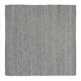 HANDWEBTEPPICH 200/200 cm Helsinki Grau  - Grau, Basics, Textil (200/200cm) - Linea Natura