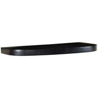 WANDREGAL  - Schwarz, Basics, Holz/Metall (60/3,5/25cm) - Livetastic