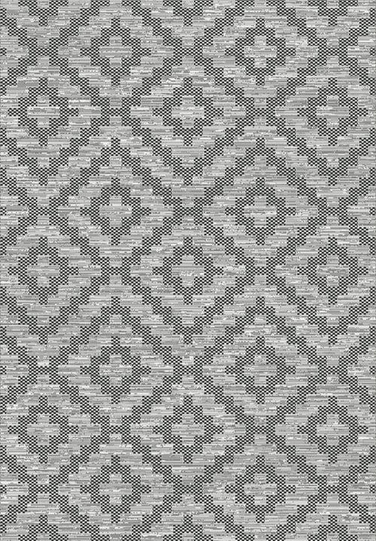 VONKAJŠÍ KOBEREC, 80/150 cm, sivá, tmavosivá - sivá/tmavosivá, Konventionell (80/150cm) - Novel