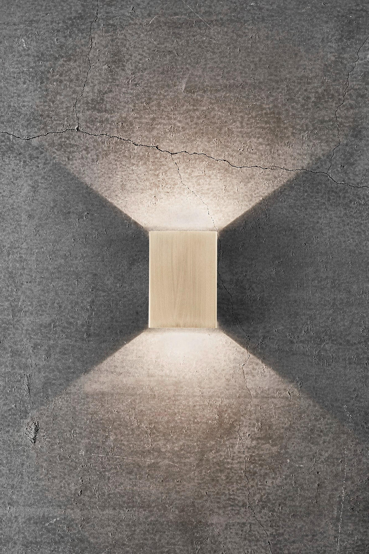 WANDLEUCHTE Fold 14.9/5/10.6 cm  - Messingfarben, Design, Metall (14.9/5/10.6cm) - Nordlux