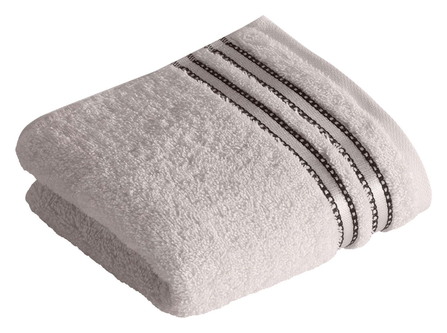 GÄSTETUCH Cult de Luxe Hellgrau 30/50 cm  - Hellgrau, Basics, Textil (30/50cm) - Vossen