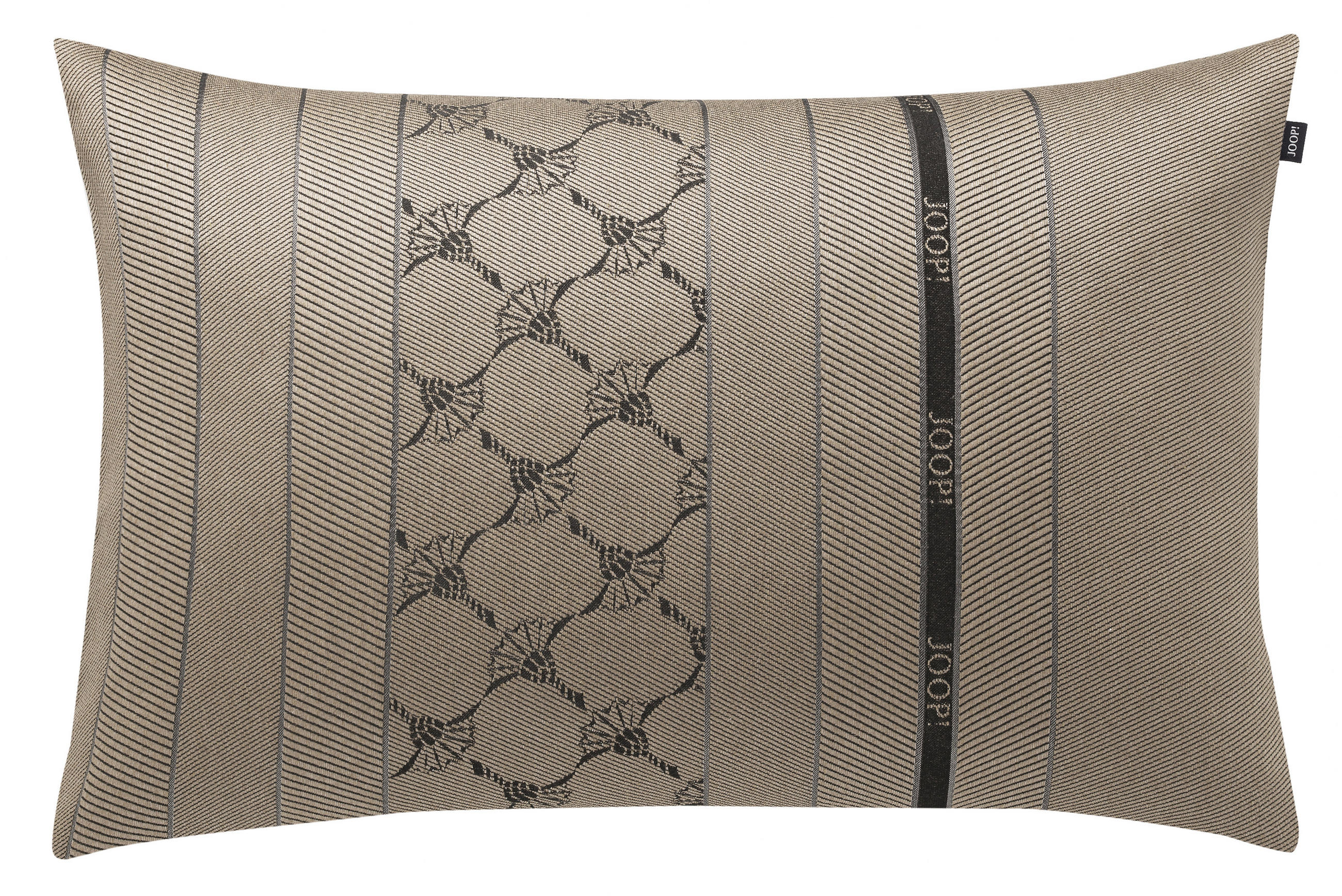 POTAH NA POLŠTÁŘ  40/60 cm - tmavě šedá/cappuccino, Design, textil (40/60cm) - Joop!