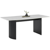 ESSTISCH in Holz, Holzwerkstoff, Wellpappe  - Schwarz, LIFESTYLE, Holz/Holzwerkstoff (180/75/90cm) - Livetastic