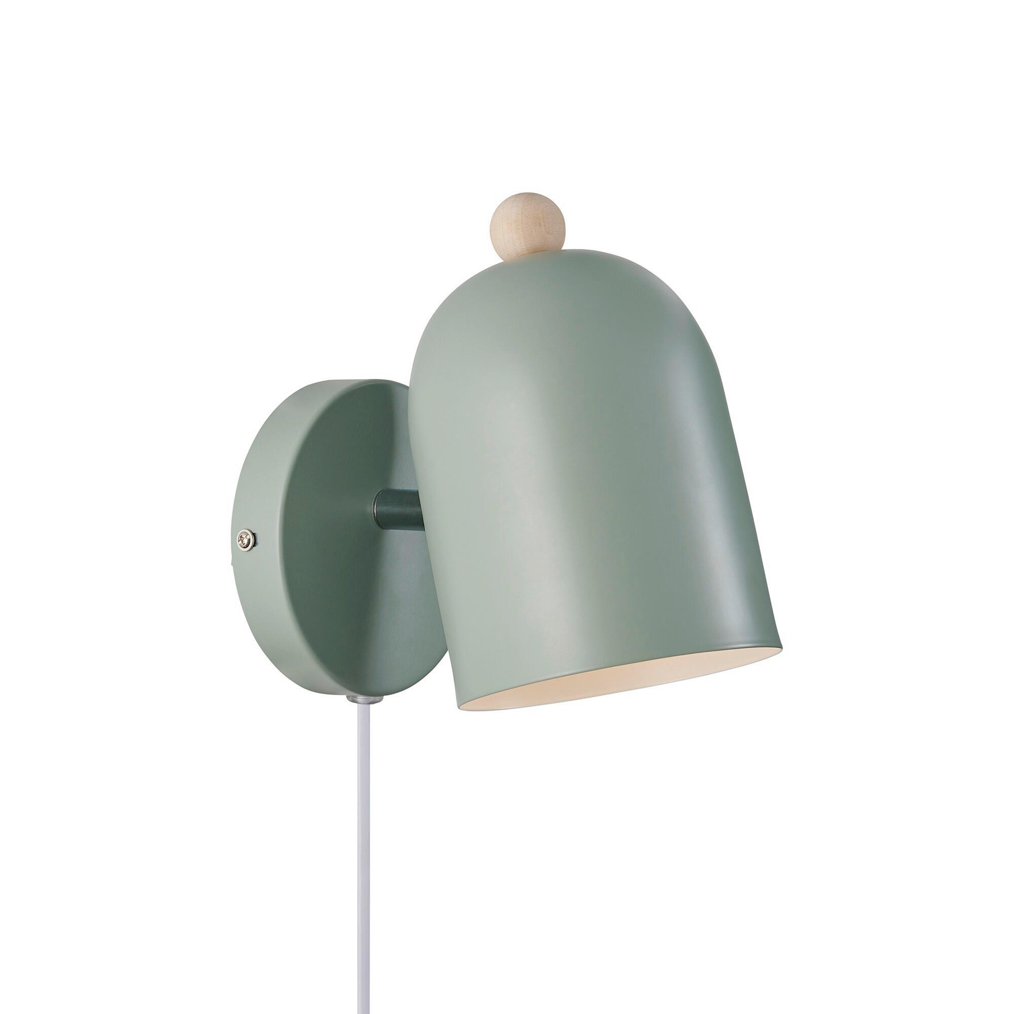 WANDLEUCHTE Gaston 19.5/19,5/19,5 cm  - Schilfgrün, Design, Metall (19.5/19,5/19,5cm) - Nordlux
