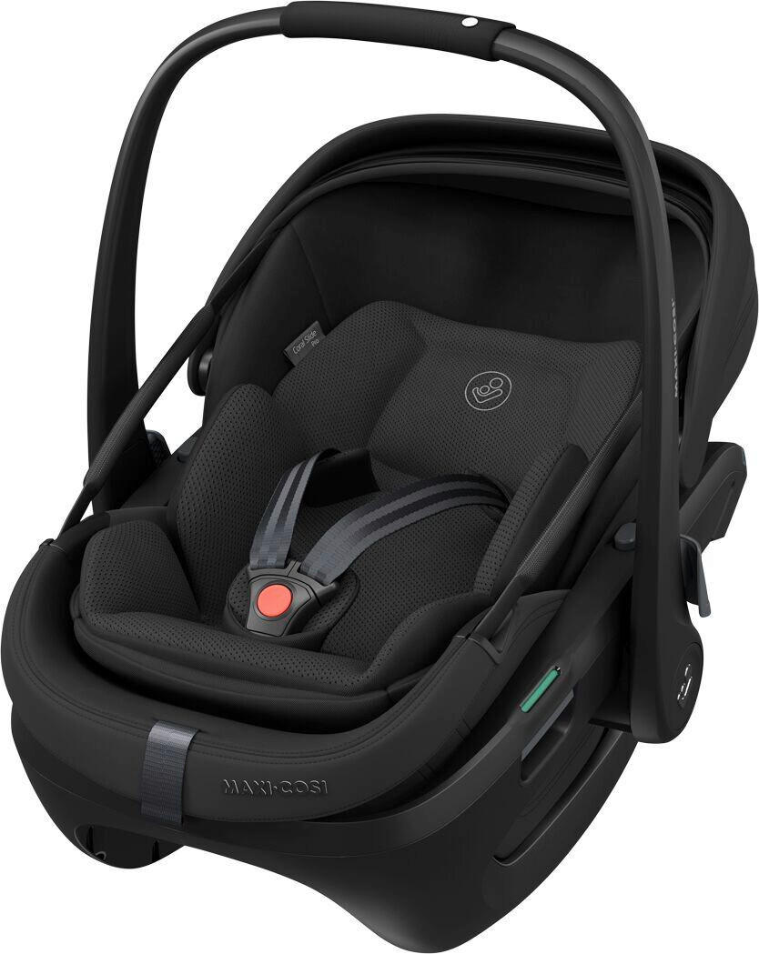 BABYSCHALE  Coral Slide Pro Onyx Black  - Schwarz, Basics, Kunststoff/Textil (44/44,6/76cm) - Maxi-Cosi