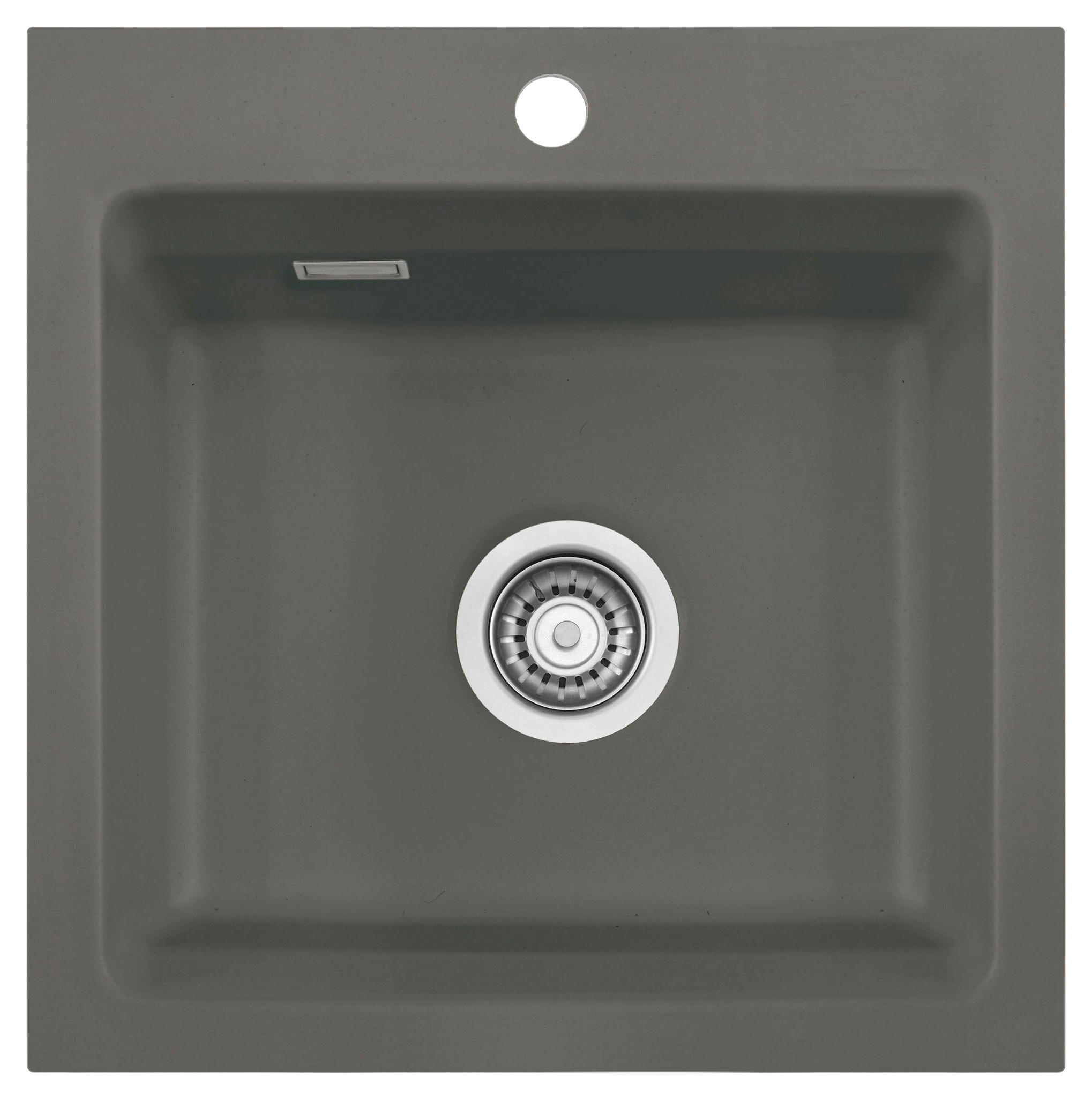 SPÜLE Kara 51 / 50030180  - Dunkelgrau, Basics, Keramik (51/20/51cm) - Systemceram