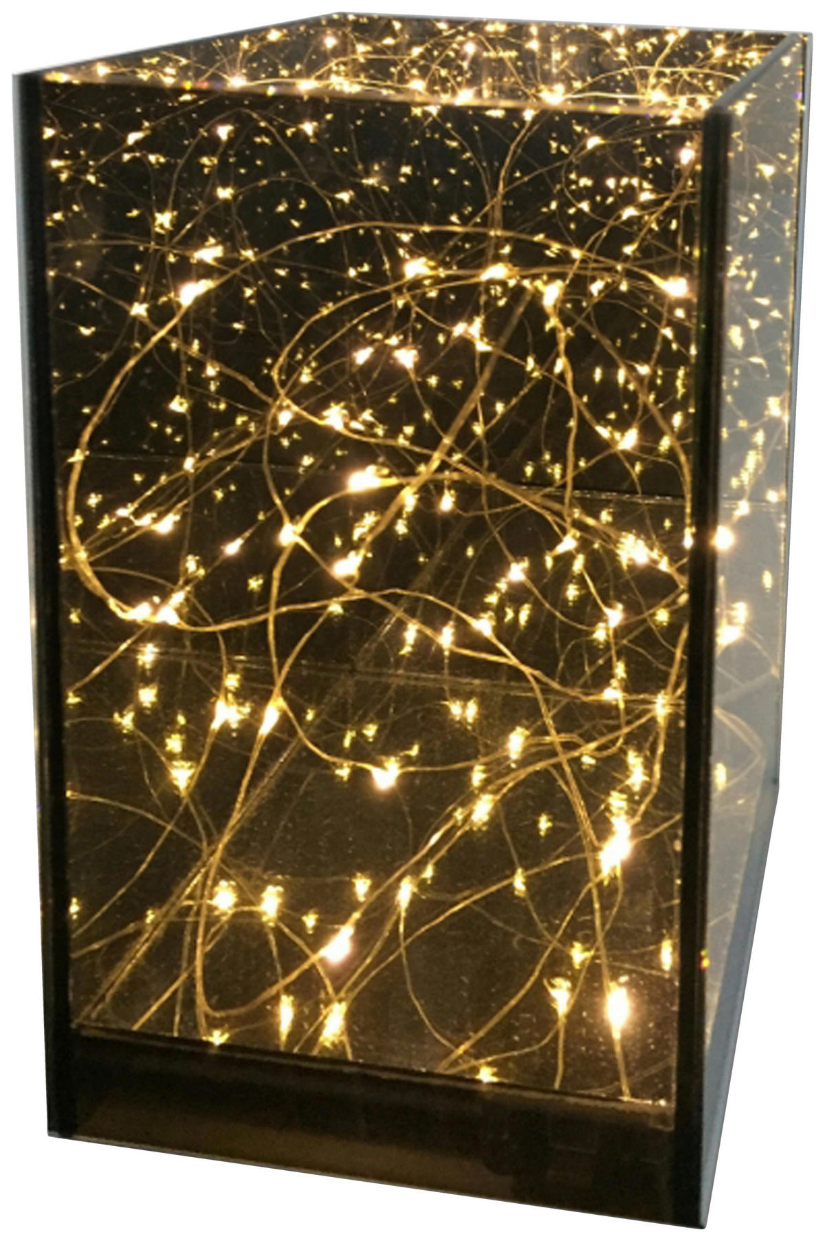 LED-DEKORATIONSLAMPA 12/24/12 cm   - antracit, Basics, glas (12/24/12cm)