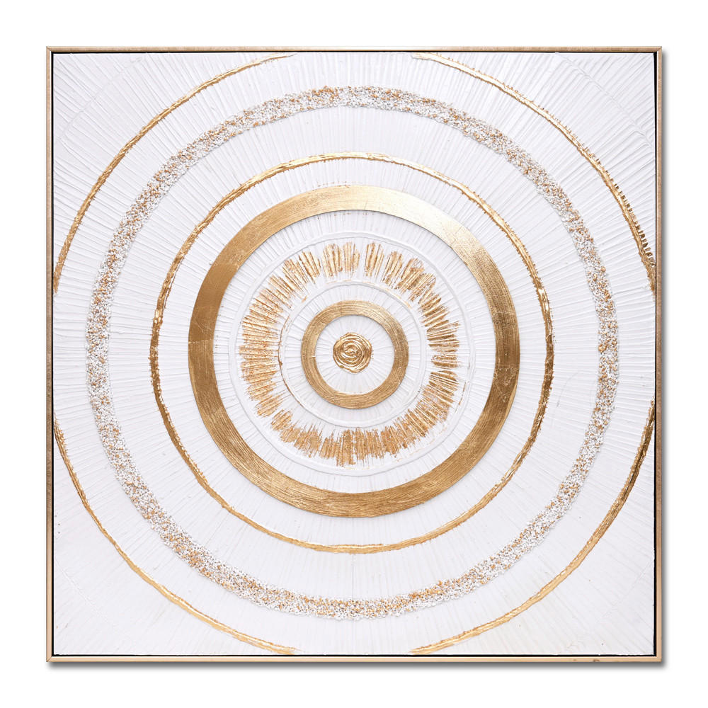 MALBA NA PLÁTNĚ, abstraktní, 82/82 cm  - Lifestyle, dřevo (82/82cm)