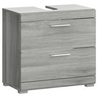 WASCHBECKENUNTERSCHRANK 60/56/34 cm  - Silberfarben/Silbereichenfarben, MODERN, Holzwerkstoff (60/56/34cm) - MID.YOU