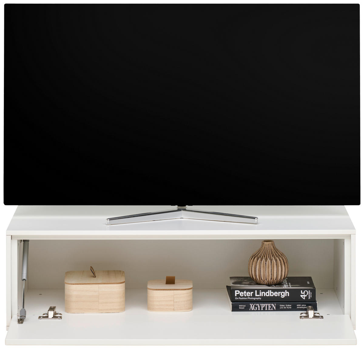 TV-ELEMENT 90,9/26/40 cm Weiß  90,9/26/40 cm  - Weiß, Design, Holzwerkstoff (90,9/26/40cm) - home24