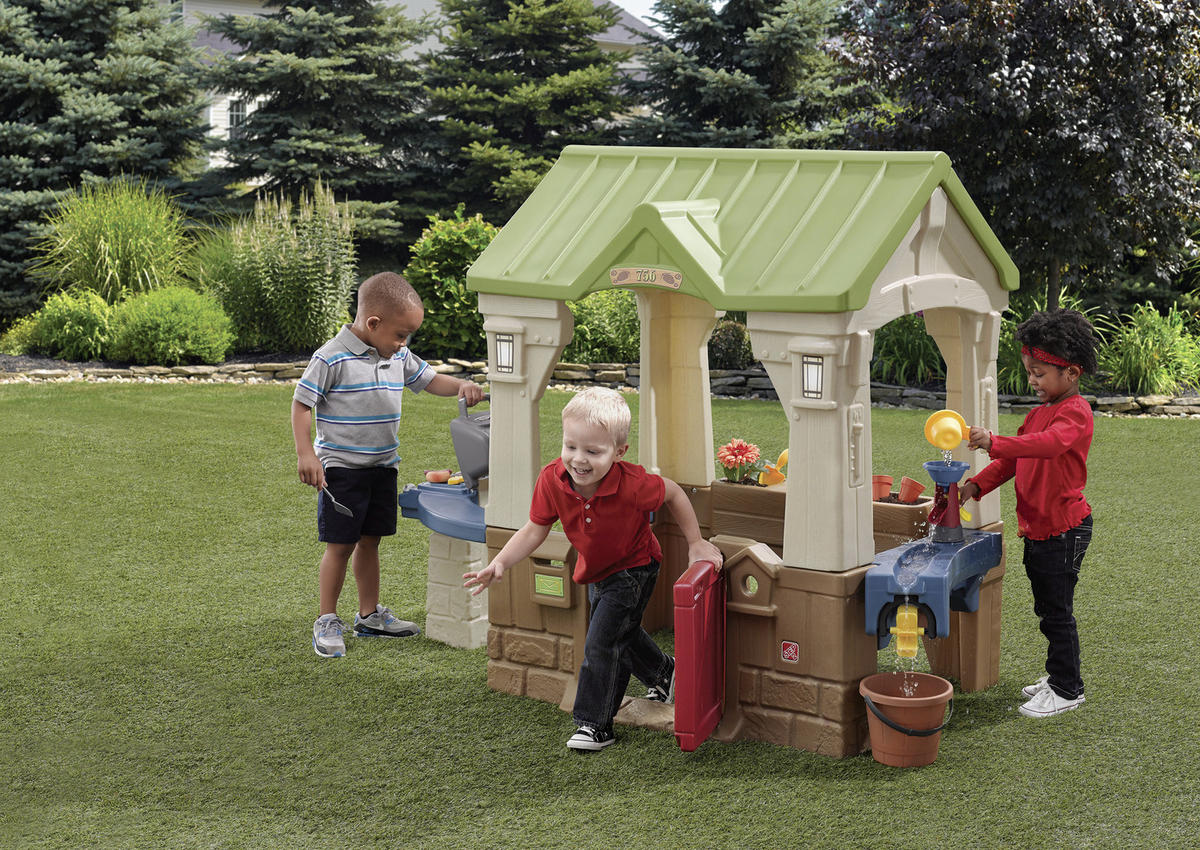 Spielhaus Great Outdoors 179,1/137,2/95,3 cm Step2 Great Outdoors Playhouse  - Basics, Kunststoff (179,1/137,2/95,3cm) - Ambia Garden