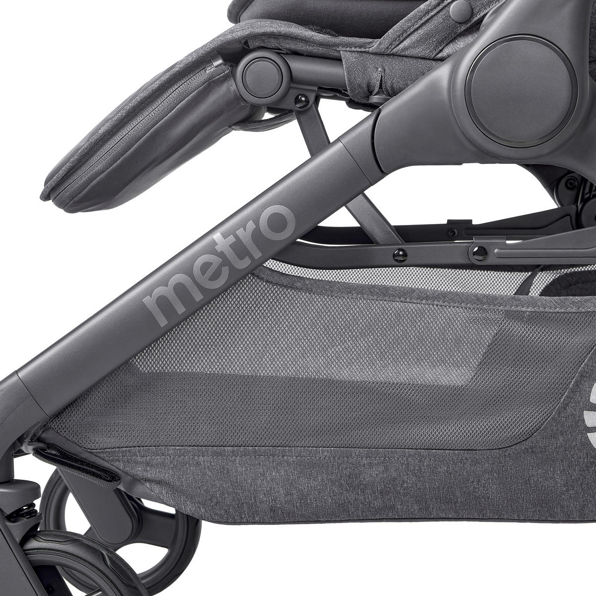 KIŠOBRAN KOLICA  METRO 3 DELUXE  - svetlozelena, Osnovno, metal/tekstil (23/44/56cm) - Ergo Baby