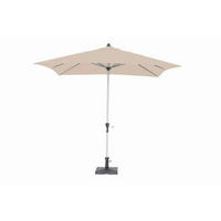 SLUNEČNÍK 200/300 cm - šedohnědá/platinová, Basics, kov/textil (200/300cm) - Gardenson