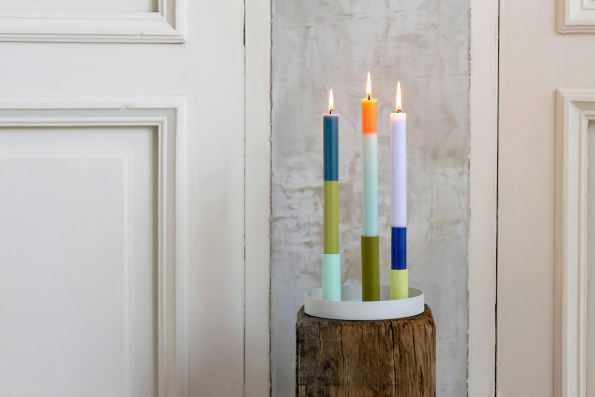 KERZENHALTER - Multicolor, Basics, Metall (17/17/2,5cm)