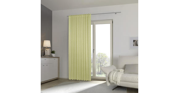 FERTIGVORHANG blickdicht - Grün, KONVENTIONELL, Textil (140/245cm) - Esposa