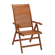 ZAHRADNÍ SKLÁPĚCÍ ŽIDLE - hnědá, Lifestyle, dřevo (60/110/70,5cm) - Ambia Garden