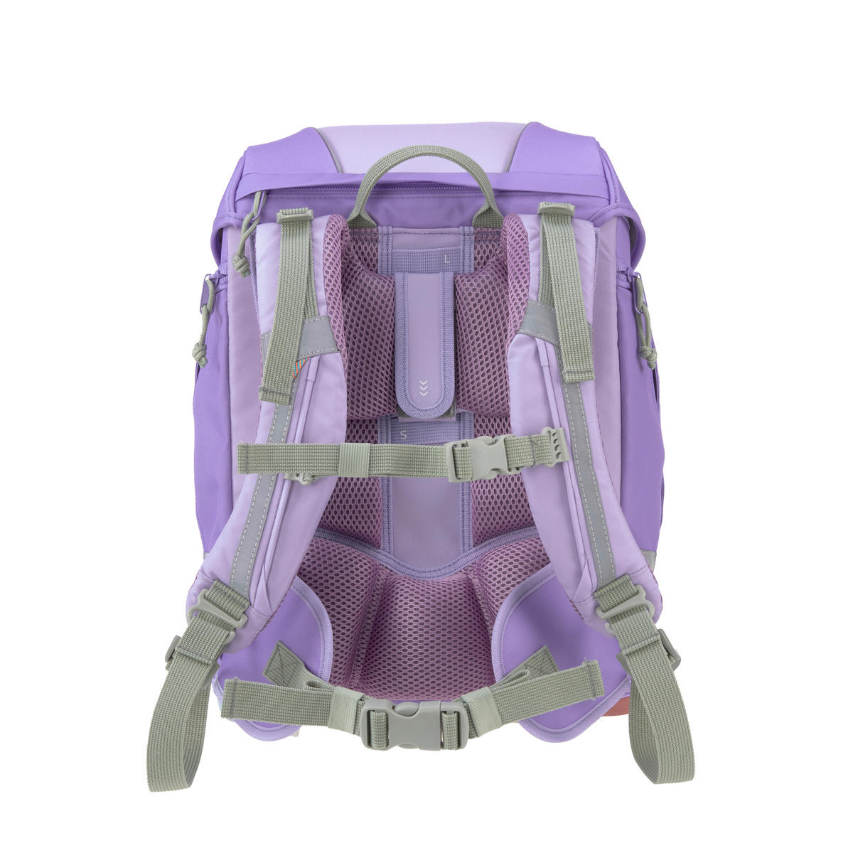 SCHULTASCHENSET - Violett, Basics, Textil (30/25/41,5cm) - Lässig