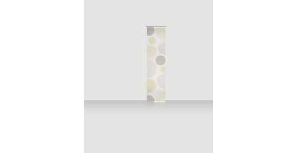 FLÄCHENVORHANG in Gelb transparent - Gelb, Design, Textil (60/255cm) - Novel