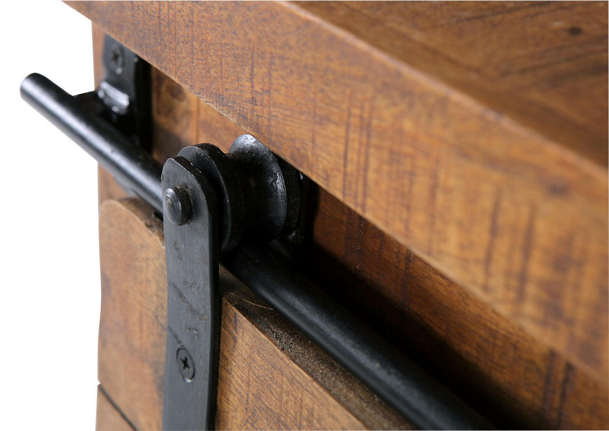 SIDEBOARD 145/85/45 cm  in Naturfarben, Schwarz  - Schwarz/Naturfarben, KONVENTIONELL, Holz/Holzwerkstoff (145/85/45cm) - Landscape