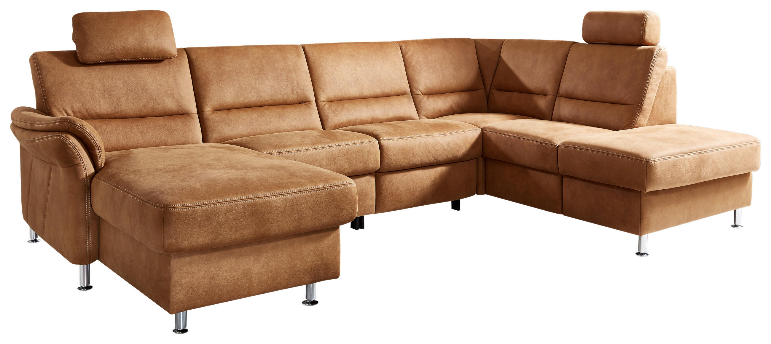 SOFFA - aluminiumfärg/rostfärgad, Klassisk, metall/textil (173/321/203cm) - Beldomo System