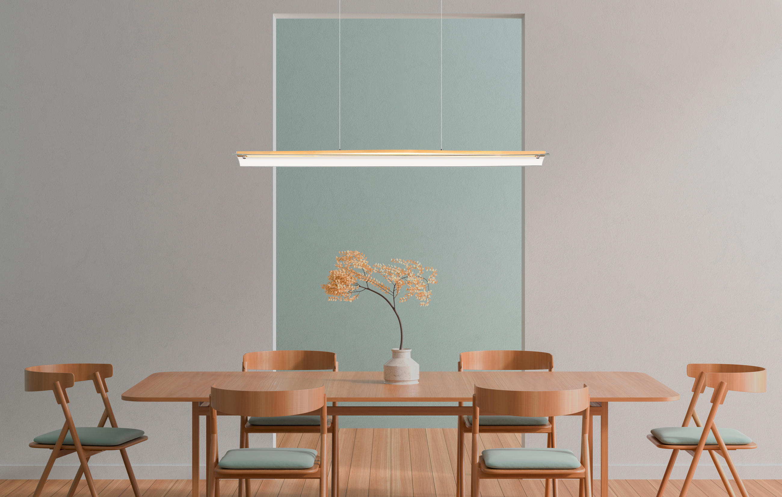LED-HÄNGELEUCHTE 100/12/150 cm    - Klar/Messingfarben, Design, Glas/Metall (100/12/150cm) - Globo