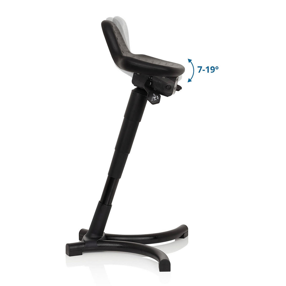STÅSTÖD  svart  - svart, Basics, metall/plast (56/75-92/47cm) - MID.YOU