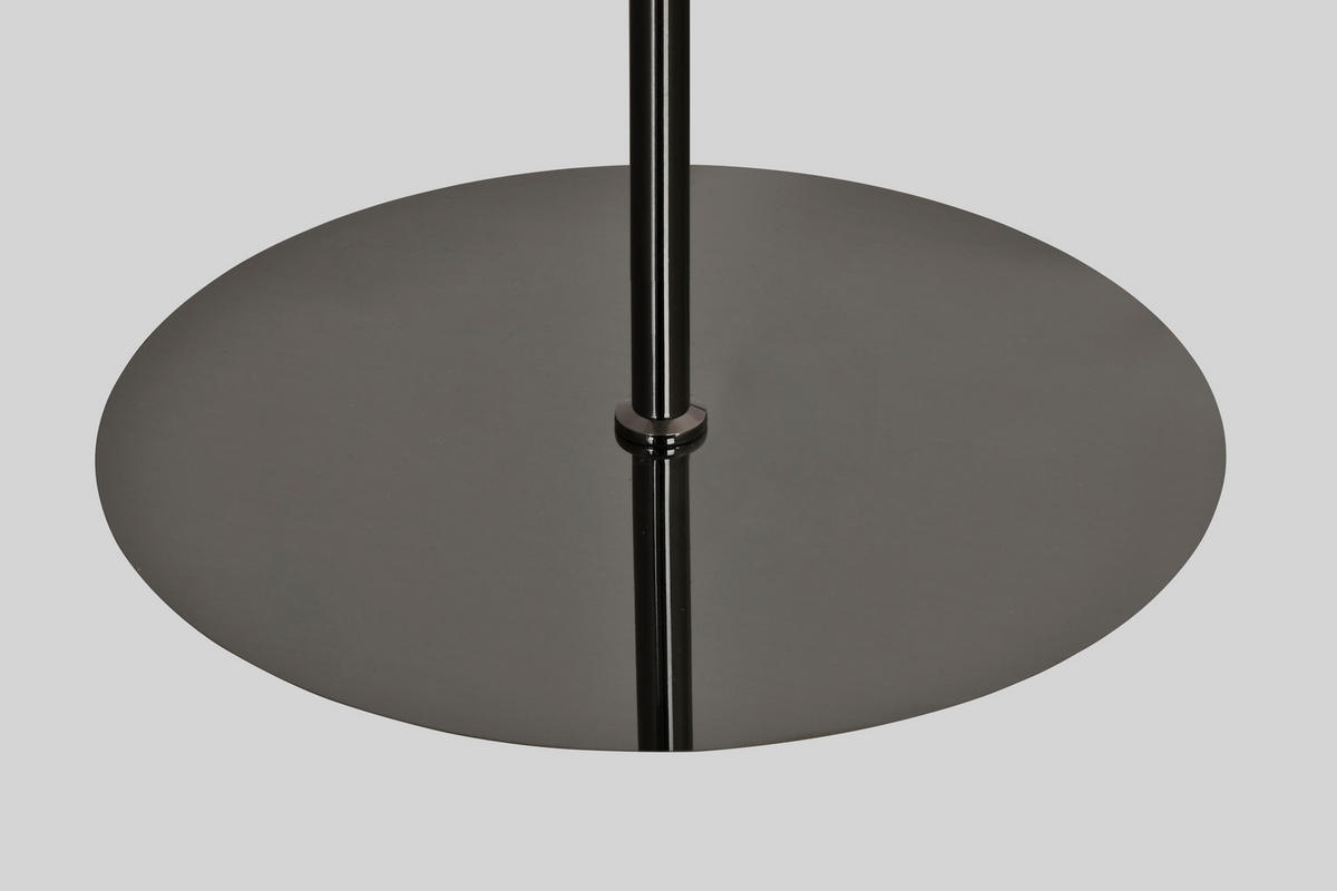 LED-STEHLEUCHTE Biarritz 25/140/25 cm  - Schwarzchrom, Design, Kunststoff/Metall (25/140/25cm)