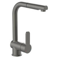 KÜCHENARMATUR - Graphitfarben, Basics, Metall (24/30/5,5cm) - Xora