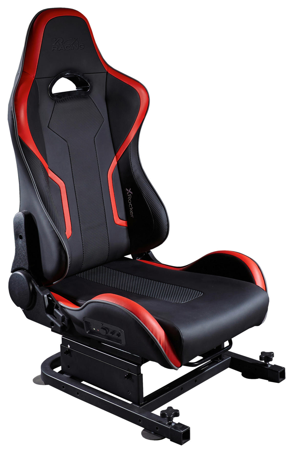 GAMINGSTUHL  in Rot, Schwarz  - Rot/Schwarz, MODERN, Leder/Kunststoff (48/109/56cm) - X Rocker