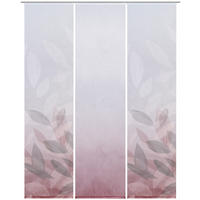 FLÄCHENVORHANG  3 Stück  halbtransparent   60/245 cm  - Bordeaux, Natur, Textil (60/245cm) - Novel