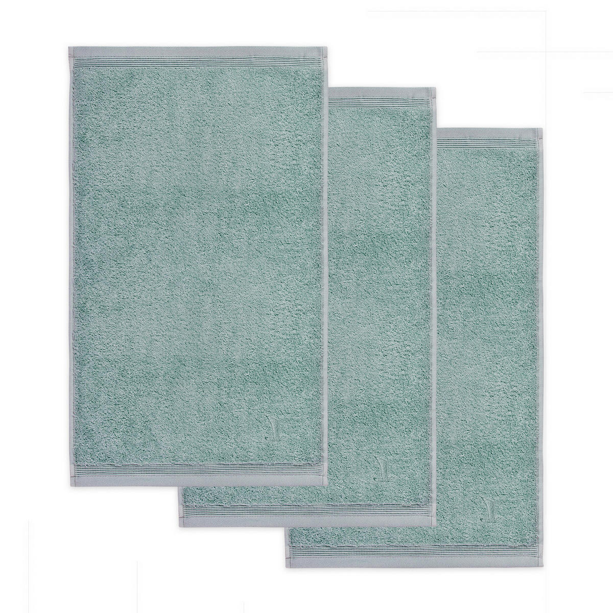 FROTTIERSET Mintgrün 3-teilig  - Mintgrün, Basics, Textil (30/50cm) - Moeve