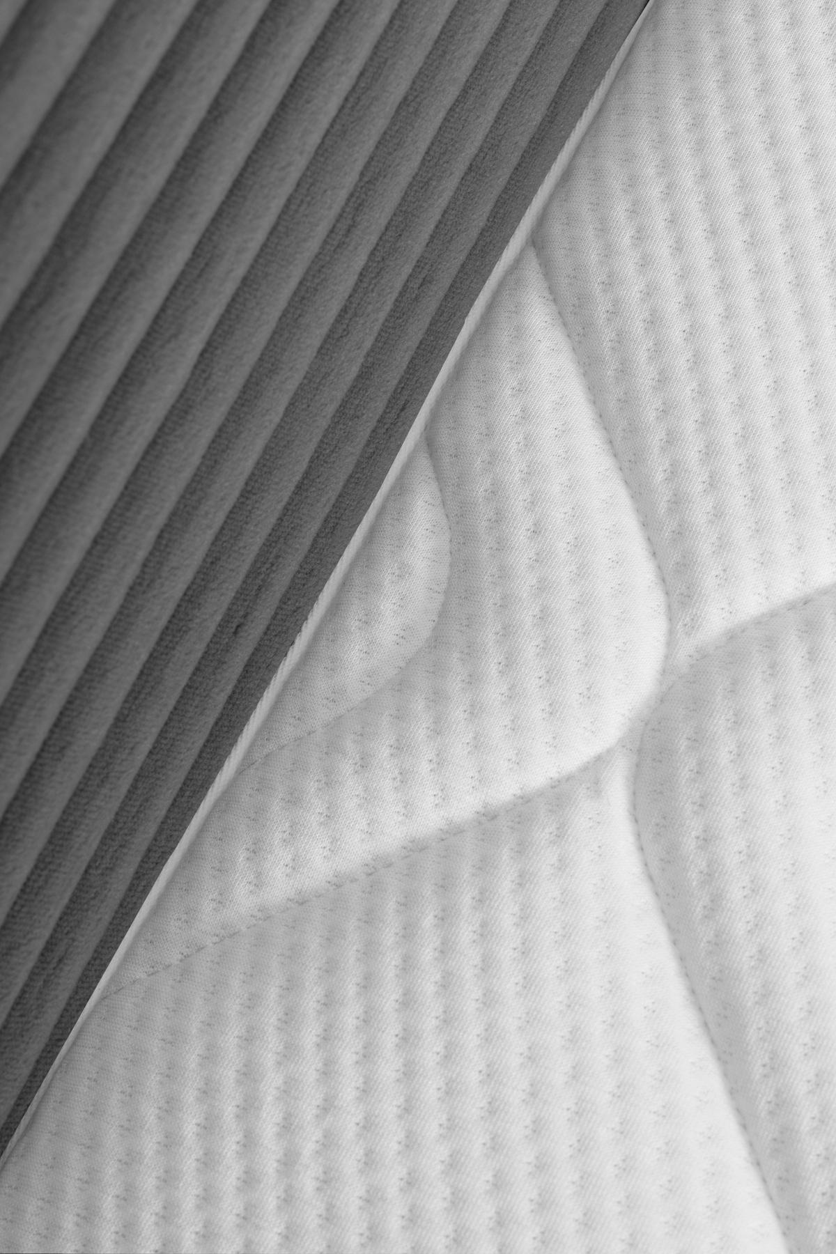 BOXBETT 120/200 cm,  in Grau, Matratze, Bettkasten, Topper, H3 = fest  - Schwarz/Grau, Trend, Kunststoff/Textil (120/200cm) - Boxxx