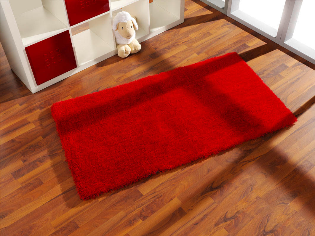 SHAGGY 80/150 cm KS-5 rot Rot  - Rot, KONVENTIONELL, Kunststoff/Textil (80/150cm) - Novel