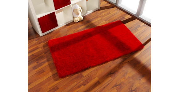 SHAGGY 80/150 cm KS-5 rot Rot  - Rot, KONVENTIONELL, Kunststoff/Textil (80/150cm) - Novel