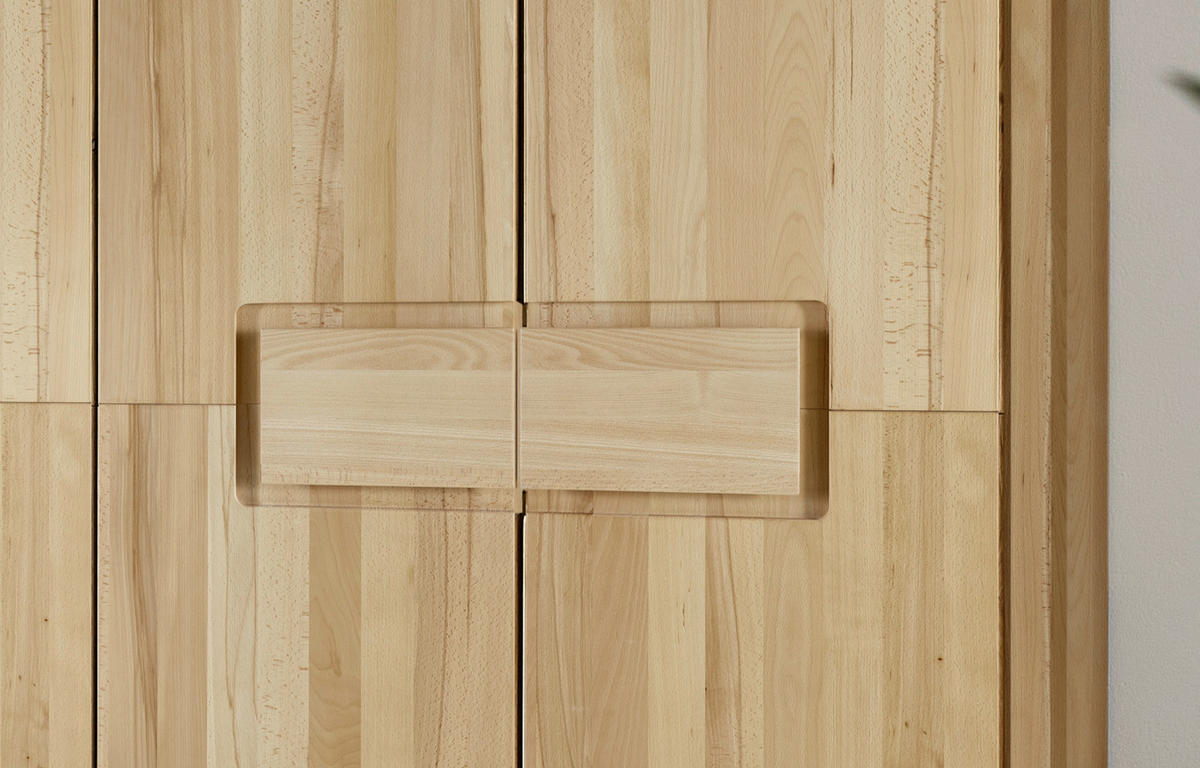 DREHTÜRENSCHRANK 252/223/62 cm,  in Buchefarben, 5-türig  - Buchefarben/Kernbuche, MODERN, Holz (252/223/62cm) - Livetastic