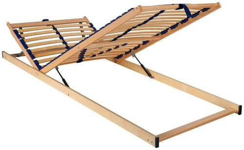 LATTENROST 90/200 cm Kopfteil, Fußteil, Mittelzone verstellbar, Birke  - Birkefarben/Buchefarben, Basics, Holz/Kunststoff (90/200cm) - Sleeptex
