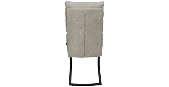 SCHWINGSTUHL  Stoffauswahl Webstoff  - Taupe/Schwarz, Design, Textil/Metall (47/106/63cm) - Novel