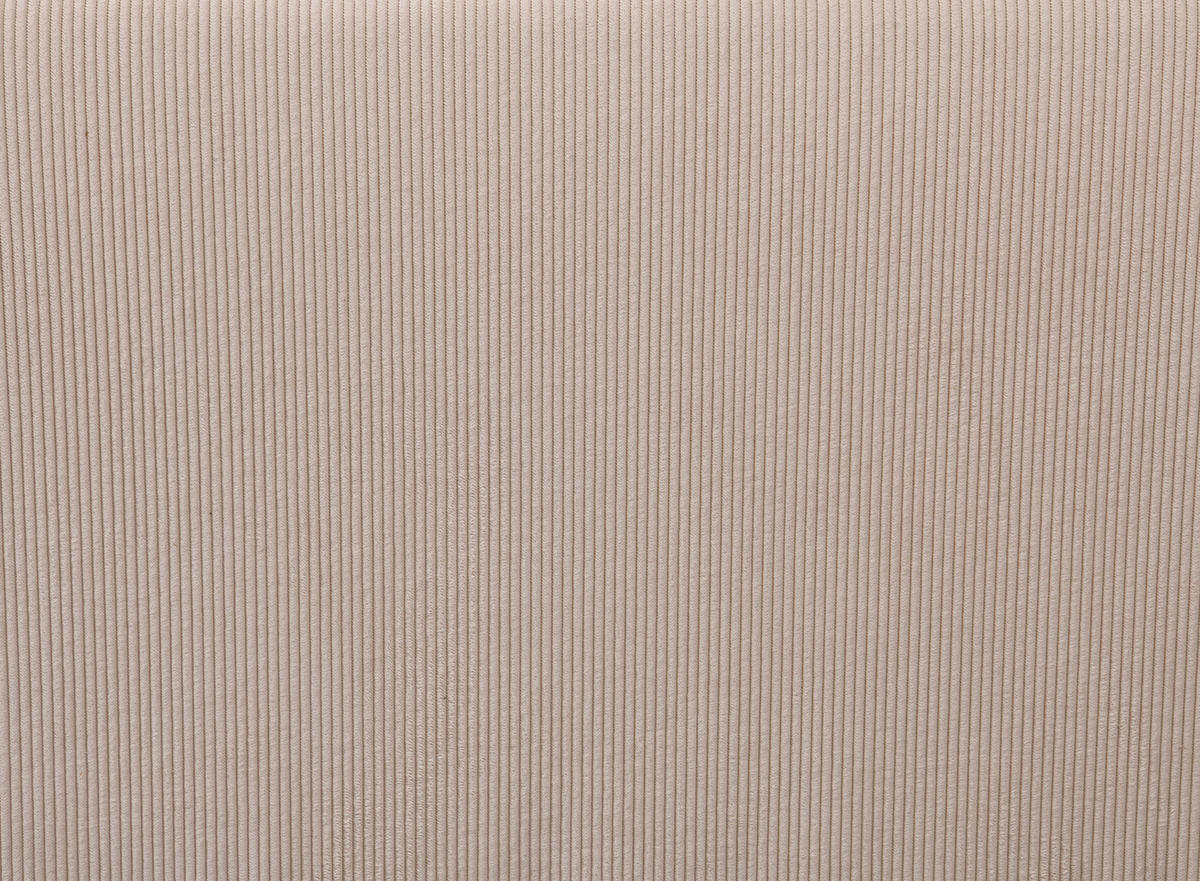 ECKSOFA ARDEN Creme Struktur Rückenkissen  - Creme/Schwarz, Design, Kunststoff/Textil (231/153cm) - MID.YOU