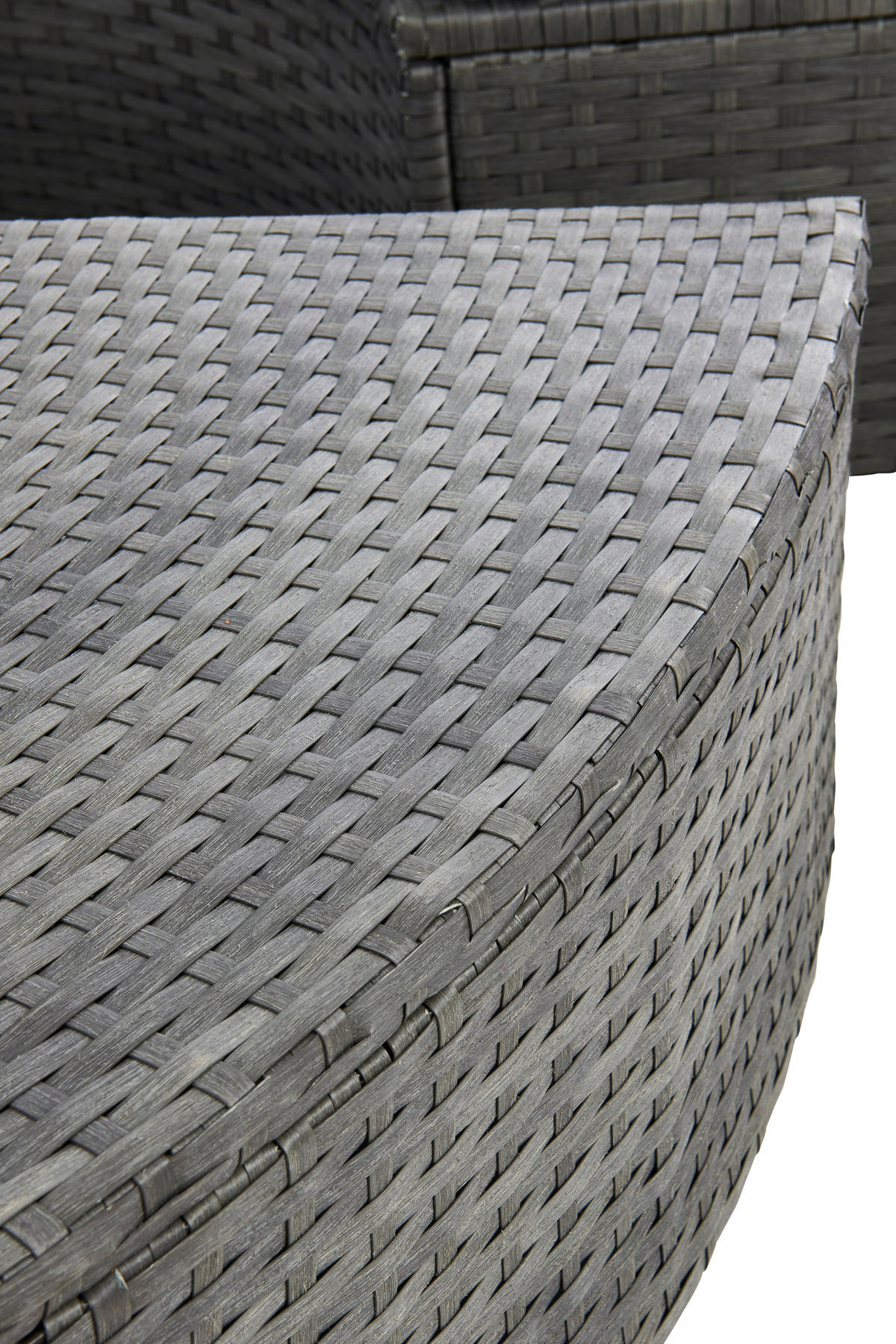 GARTENMUSCHEL Stahl  - Grau, MODERN, Kunststoff/Textil (237/72-150cm) - Ambia Garden