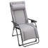GARTEN-RELAXSESSEL Stahl - Anthrazit/Grau, KONVENTIONELL, Textil/Metall (60/120/64cm)