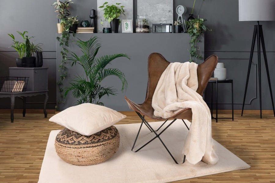 ĆEBE 150/200 cm bež  - bež, Osnovno, tekstil (150/200cm)